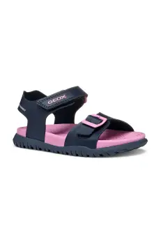 Geox sandale SANDAL FUSBETTO culoarea albastru marin imagine