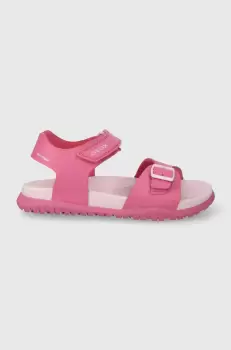 Geox sandale SANDAL FUSBETTO culoarea roz imagine