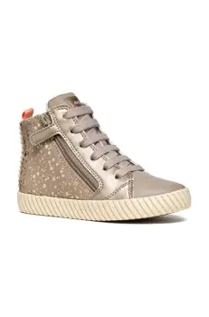 Geox tenisi copii MIRROLESS culoarea bej, J46MNA.0AUAJ imagine