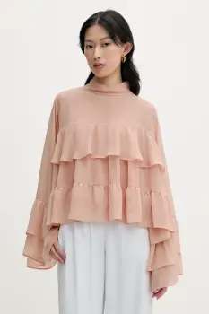 Gestuz bluza cu volane pentru femei imagine