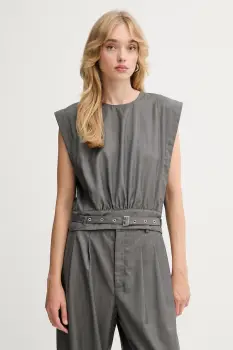 Gestuz bluza culoarea gri, uni, 10910623 imagine