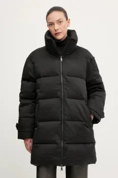 Gestuz geaca culoarea negru, de iarna, 10910330 imagine