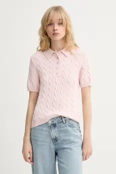 Gestuz pulover cu maneca scurta de dama cu vascoza imagine