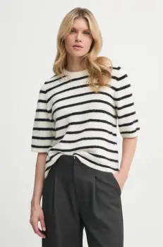 Gestuz pulover femei, culoarea bej, light, 10909814 imagine