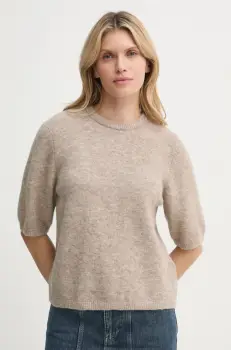 Gestuz pulover femei, culoarea bej, light, 10909815 imagine