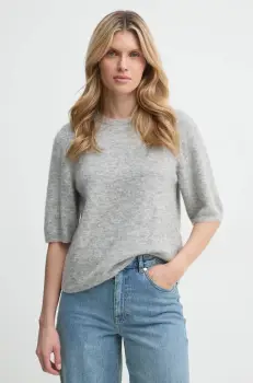 Gestuz pulover femei, culoarea gri, light, 10909815 imagine