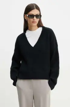 Gestuz pulover femei, culoarea negru, 10909332 imagine