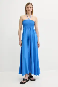 Gestuz rochie culoarea violet, midi, evazati, 10910260 imagine