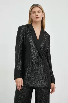 Gestuz sacou culoarea negru, un singur rand de nasturi imagine