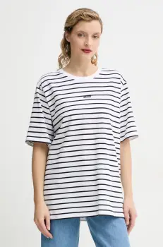 Gestuz tricou femei, culoarea alb, 10909343 imagine