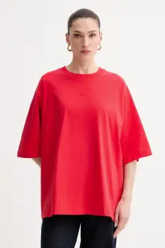 Gestuz tricou oversized pentru femei, din bumbac imagine