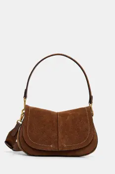 Gianni Chiarini geanta crossbody pentru femei din piele intoarsa HELENA ROUND imagine