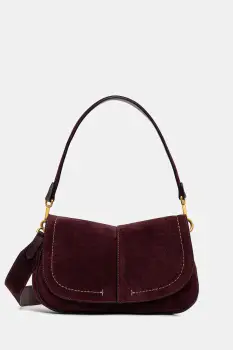 Gianni Chiarini geanta crossbody pentru femei din piele intoarsa HELENA ROUND imagine