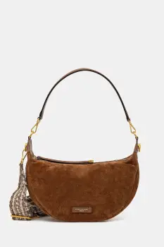 Gianni Chiarini geanta de mana din piele intoarsa AISHA culoarea maro, BS.12050.CM imagine