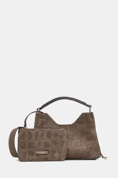 Gianni Chiarini geanta de mana din piele intoarsa AURORA culoarea maro, BS.11845.CM imagine