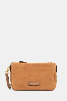 Gianni Chiarini geanta de mana din piele intoarsa NORA POUCH imagine