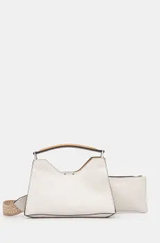 Gianni Chiarini geanta de piele AURORA culoarea bej, BS.10565.RNGDBL.NAETN imagine