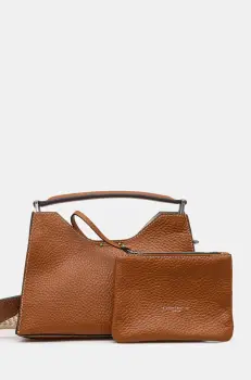 Gianni Chiarini geanta de piele AURORA culoarea maro, BS.10565.RNGDBL.NAETN imagine