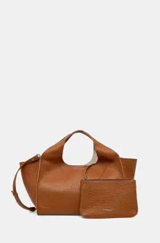 Gianni Chiarini geanta de piele EUFORIA culoarea maro, BS.9555.RNGDBL imagine