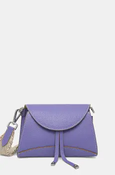 Gianni Chiarini geanta de piele MARGOT culoarea violet, BS.11410.GRN.NABCL imagine