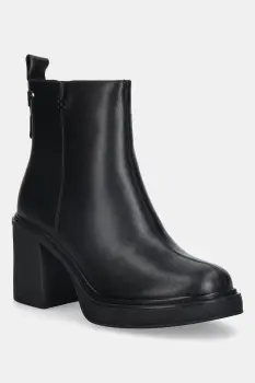 GOE cizme de piele culoarea negru, cu toc drept, SS2N4154 BLACK imagine