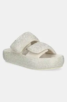 GOE papuci femei, culoarea bej, RR2N4123 imagine