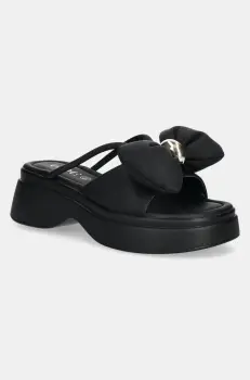 GOE papuci femei, culoarea negru, cu platforma, RR2N4121 imagine