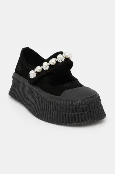 GOE tenisi din piele intoarsa culoarea negru, RR2N4116 imagine