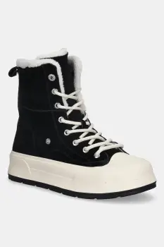 GOE tenisi din piele intoarsa culoarea negru, SS2N4049 BLACK imagine