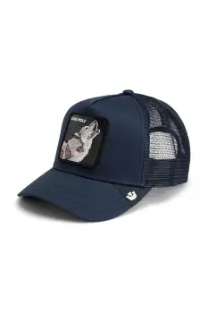 Goorin Bros sapca de baseball din amestec de bumbac Lone Wolf Trucker imagine