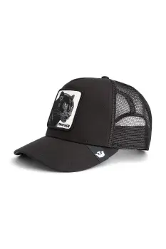 Goorin Bros sapca de baseball din amestec de bumbac Panther Trucker culoarea negru, 101-2450 imagine