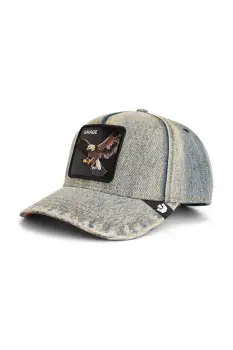 Goorin Bros sapca de baseball din denim Frequent Flyer culoarea bej, 101-2266 imagine