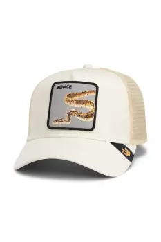 Goorin Bros sapca Deadly Companion culoarea bej, cu imprimeu, 101-1972 imagine