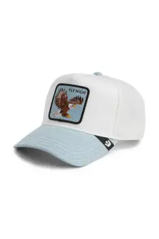 Goorin Bros sapca Denim Fly High culoarea alb, 101-2590 imagine