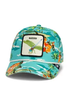 Goorin Bros sapca Hapy Our culoarea turcoaz, cu imprimeu, 101-1911 imagine