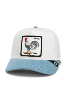 Goorin Bros sapca Rooster Fan Institution Ball Club culoarea alb, cu imprimeu, 101-2113 imagine
