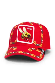 Goorin Bros sapca Smell the Flowers culoarea rosu, cu imprimeu, 101-1922 imagine