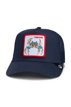 Goorin Bros sapca Team Crab culoarea bleumarin, cu imprimeu, 101-2013 imagine