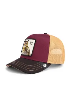 Goorin Bros sapca Tricolor Owl culoarea bordo, 101-2338 imagine