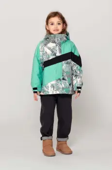 Gosoaky geaca de schi pentru copii CURIOUS CAT culoarea verde, 242.9.1.729 imagine