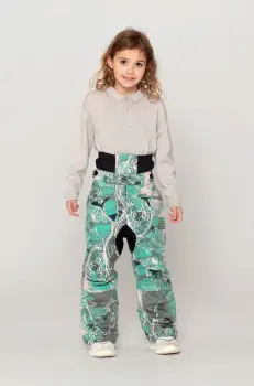 Gosoaky pantaloni de schi pentru copii BIG BAD WOLF culoarea verde, 242.9.1.708 imagine