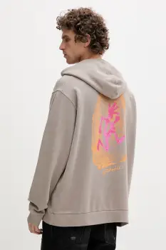 Gramicci hanorac barbatesc din bumbac Thumbprint Hooded Sweatshirt imagine