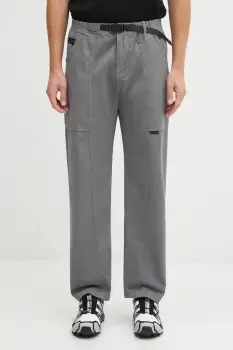 Gramicci pantaloni de bumbac Gadget Pant culoarea maro, drept, G105.OGT imagine