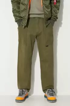 Gramicci pantaloni de bumbac Gadget Pant culoarea verde, drept G105.OGT-brown imagine