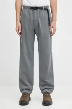 Gramicci pantaloni de bumbac Gramicci Pant culoarea gri, G102.OGT imagine
