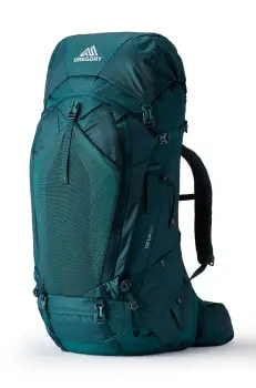 Gregory rucsac Deva 60 femei, culoarea verde, mare, neted imagine