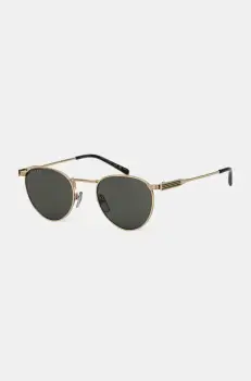 Gucci ochelari de soare barbati, culoarea auriu, GG1875S imagine