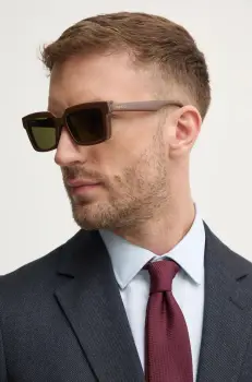 Gucci ochelari de soare barbati, culoarea maro, GG1543S imagine