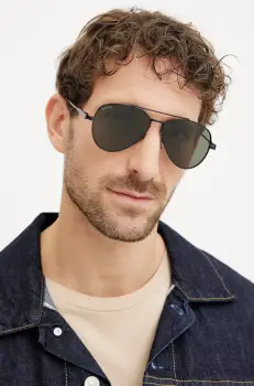 Gucci ochelari de soare barbati, culoarea negru, GG1874S imagine