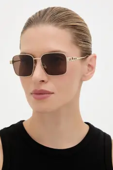 Gucci ochelari de soare culoarea auriu, GG1937S imagine